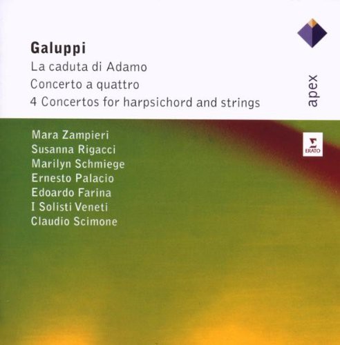 Galuppi: La Caduta Di Adamo; Concerto a quatro; 4 Concertos for harpsichord and strings
