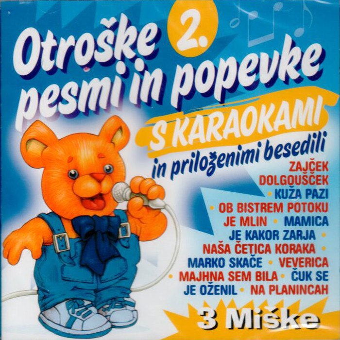 3 Miške - Otroške pesmi in popevke s karaokami 2