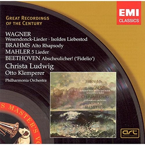 Wagner: Wesendonck-Lieder / Alt-Rhapsodie; Brahms: Alto Rhapsody, Mahler: 5 Lieder; Beethoven: "Fidelio"