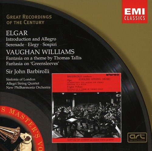 Elgar: Introduction &amp; Allegro Serenade, Elegy, Sospiri; Williams: Fantasia on a theme by Thomas Tallis, Fantasia on "Greensleeves"