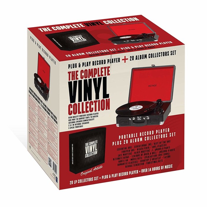 The Complete Vinyl Collection 20LP-Bundle With Black Record Player (LP20+RECORD PLAYER)