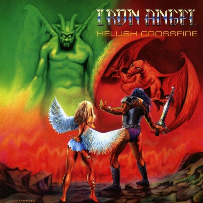 Hellish Crossfire (Rel-Release 1985 by Iron Angel Gbr)