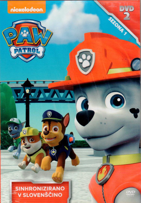 Paw Patrol Sezona 1 DVD 2 (Sinhronizirano v slovenščino)