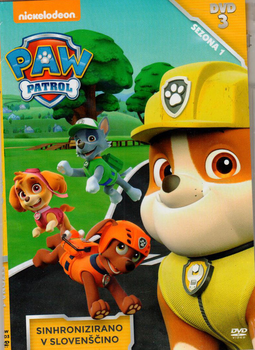 Paw Patrol Sezona 1 DVD 3 (Sinhronizirano v slovenščino)