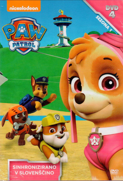 Paw Patrol Sezona 1 DVD 4 (Sinhronizirano v slovenščino)
