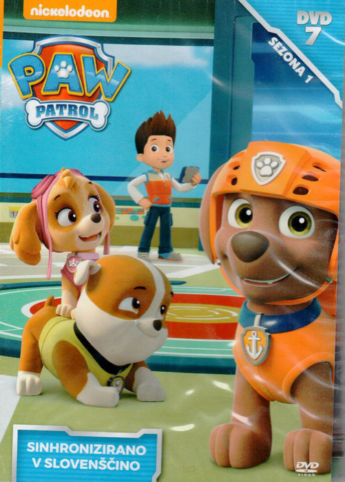 Paw Patrol Sezona 1 DVD 7 (Sinhronizirano v slovenščino)
