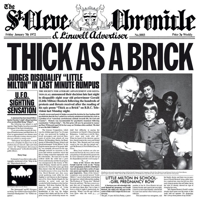 Thick As A Brick (Remastered) (The 2012 Steven Wilson Stereo Remix)