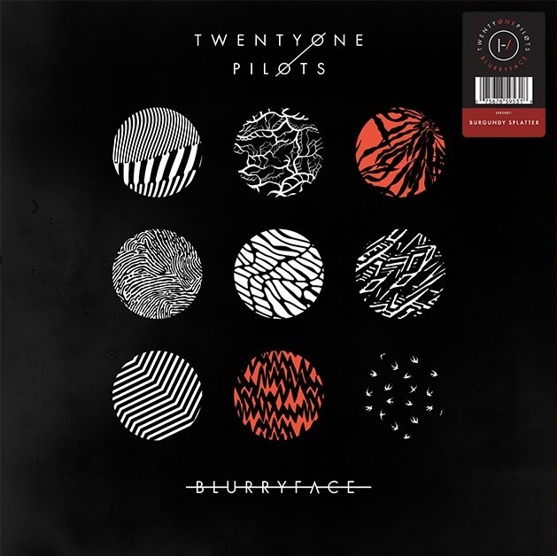 Blurryface (Exclusive) (Limited) (Red and Black Ice Marble with Burgundy Heavy Splatter Vinyl)