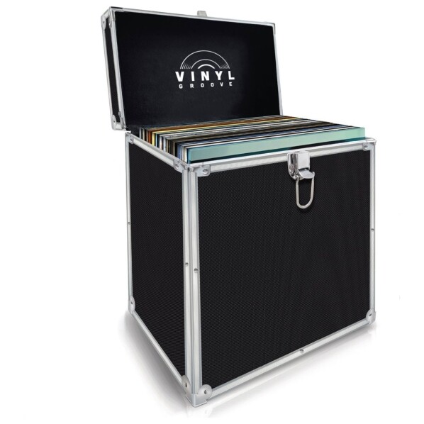 Vinyl Record Storage Case (Black)