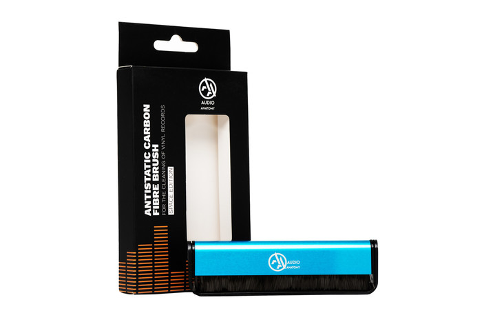Carbon Fiber Brush Dlx Blue Alu_Space Edition_Etched Logo_Audio Anatomy