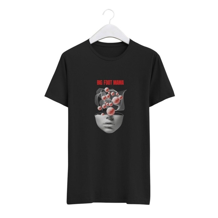 Moška majica z motivom (črna)