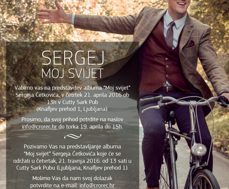 Sergej vabi na predstavitev albuma