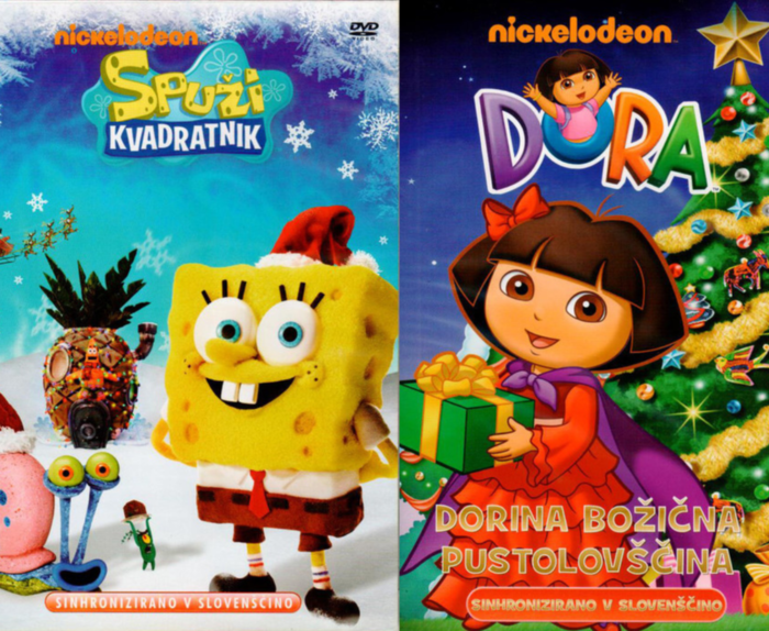 Spuži Kvadratnik + Dora - božični risanki