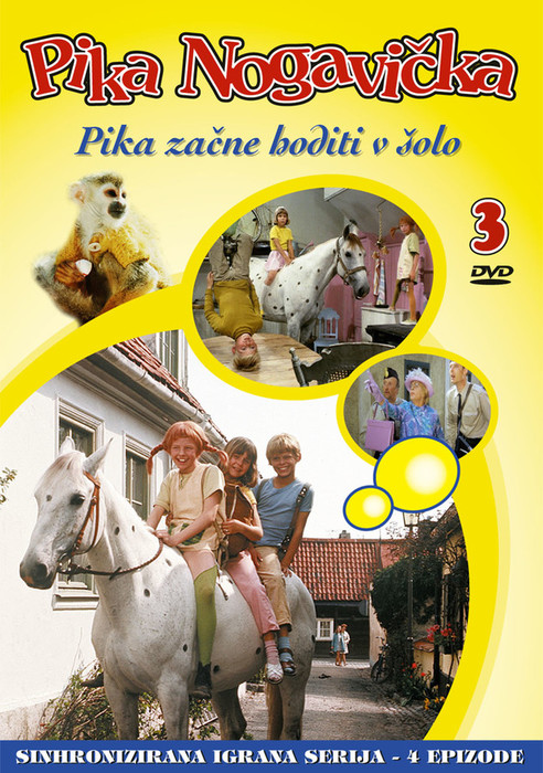Pika Nogavička 3: Pika začne hoditi v šolo