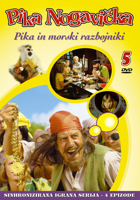 Pika Nogavička 5: Pika in morski razbojniki + DVD presenečenja
