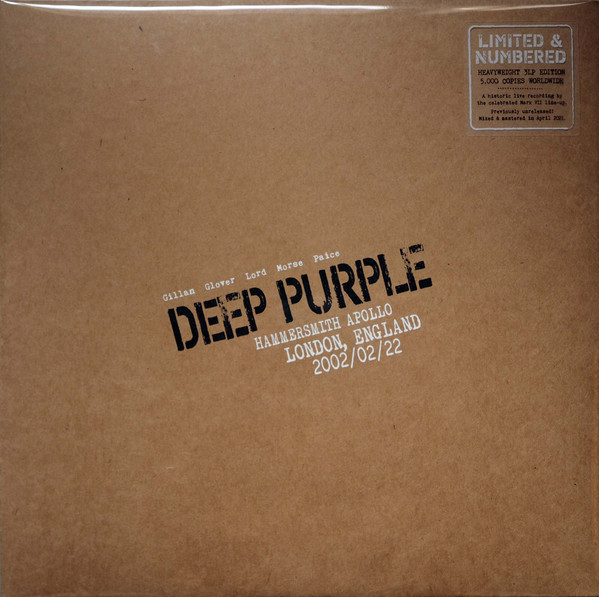 Deep Purple-live In London 2002(ltd.lp)