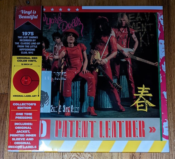 Red Patent Leather - Red Vinyl