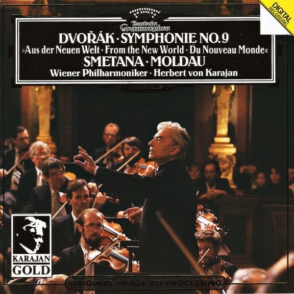 Sinf.nr.9/n.welt/moldau Karajan Gold