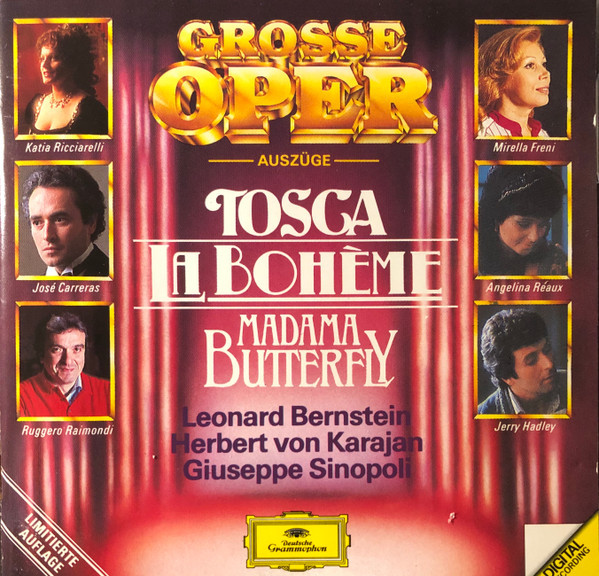 Tosca\madame Butterfly\la Boheme