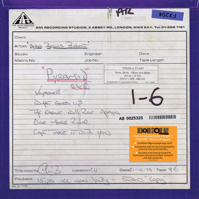 Pyramid "Work In Progress" (RSD) (Limited) (Orange Vinyl)