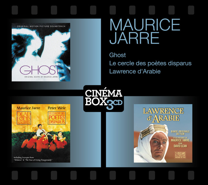 Cinemabox Maurice Jarre (Ghost ost, La cercle des poetes disparus ost, Lawrence D'Arabie ost)  