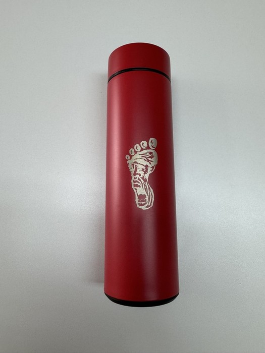 Bidon z logotipom (rdeč)